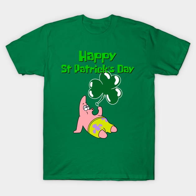 Happy St Patrick’s Day T-Shirt by Black Red Store